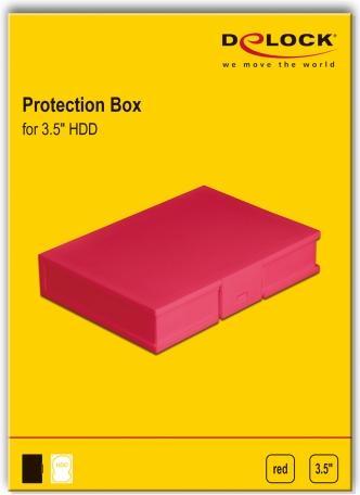 Actual product image Delock Protective box for 3.5" HDD