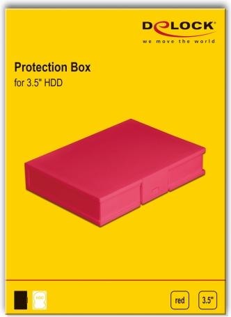Actual product image Delock Protective box for 3.5" HDD