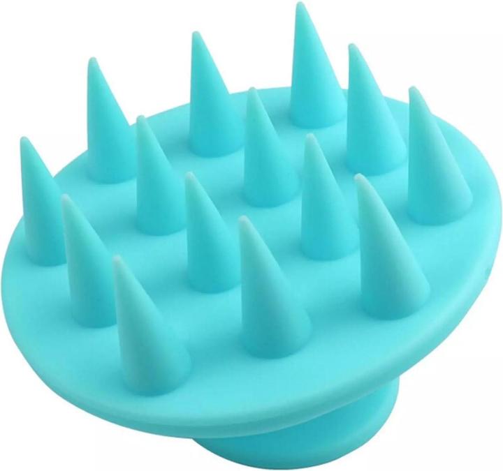 Produktbild JTI Silikonbürste für die Kopfhautmassage - Blau