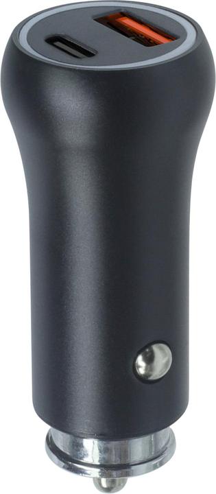 Productafbeelding Setty car charger USB-A + USB-C 20W CC-AC-201 black