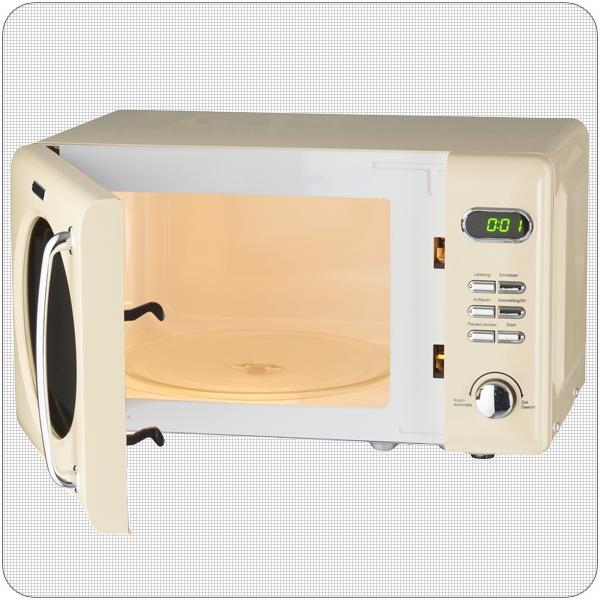 Actual product image Wolkenstein Mikrowelle WMW720 SC Creme BxHxT 45,1 x 25,6 x 36,1 cm (20 l)