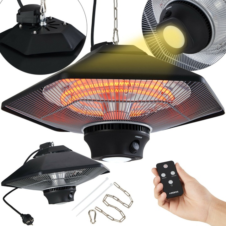 Actual product image Arebos Radiant ceiling heater (2000 W)