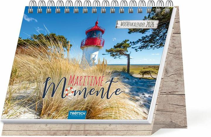 Produktbild Trtsch Aufstellwochenkalender Maritime Momente 2026 (Harter Einband, Deutsch)