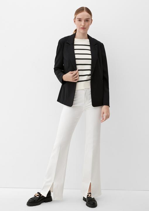 Produktbild s.Oliver Strickpullover Strickpullover mit Ringelmuster (36)