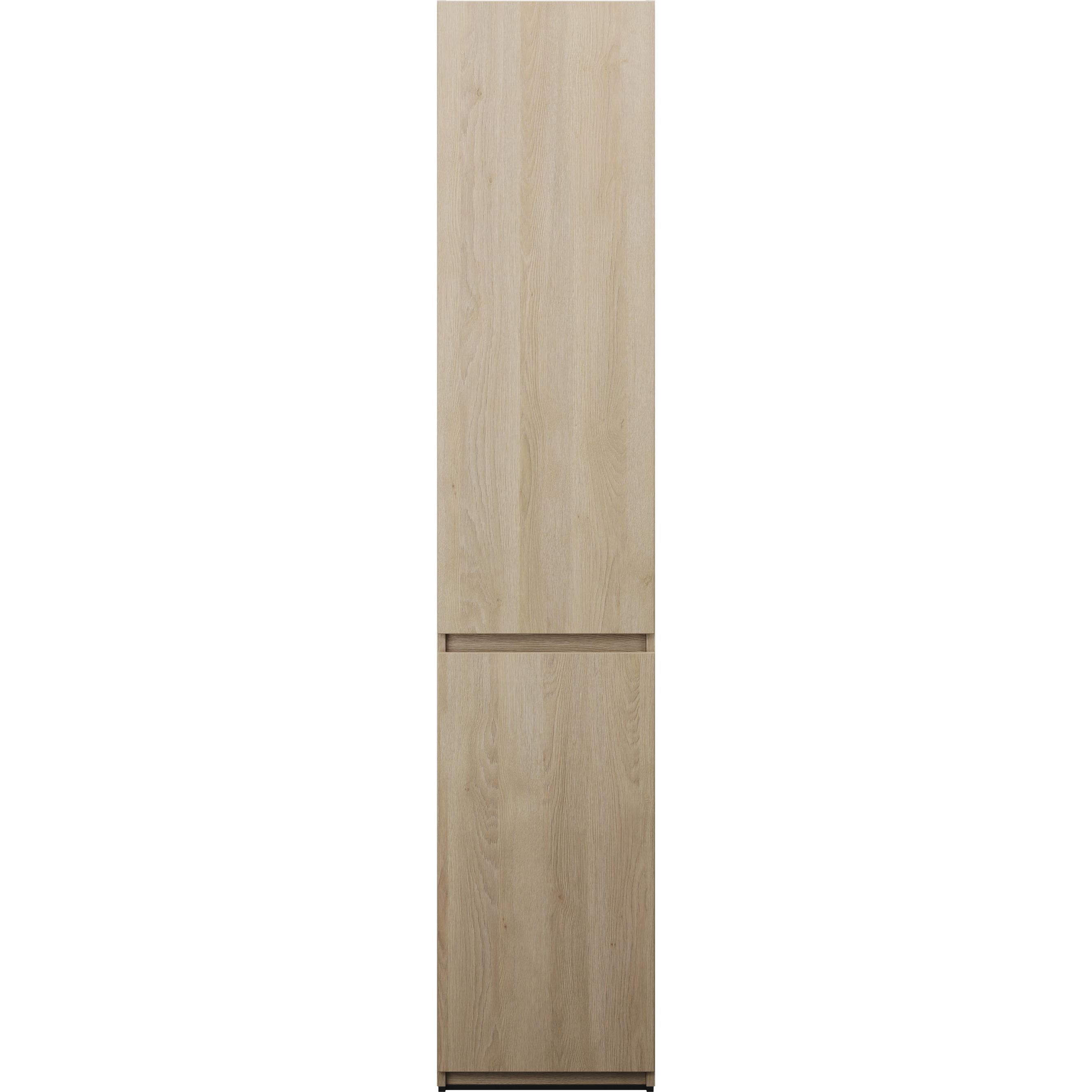 burgbad, Badezimmerschrank, Lin20 Hochschrank Bodenstehend mit 2 Türen, Tiefe 245mm, Türanschlag rechts, 400x245x2000m