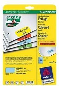 Produktbild Avery Etiketten ablösbarer Klebstoff