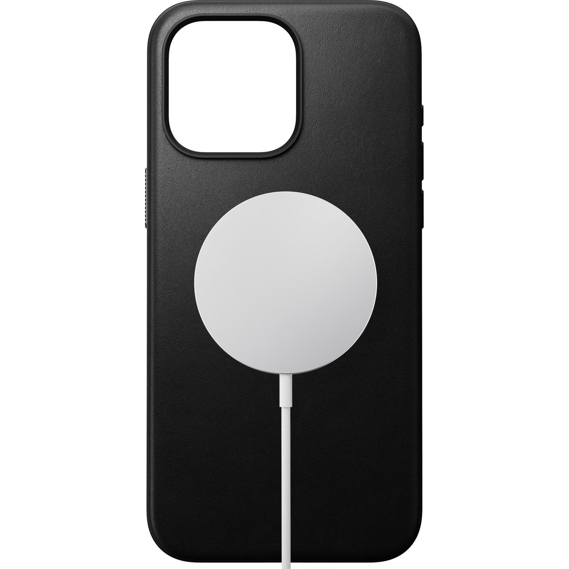 Thumbnail - Nomad Modern Leather Case (Apple iPhone 15 Pro Max), Smartphone Hülle, Schwarz