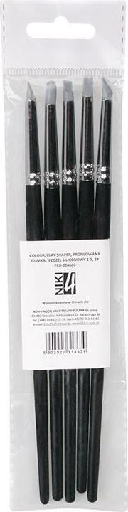Produktbild Koh-i-Noor Silikonpinsel mit Profilradierer Nr. 2 5 Stk