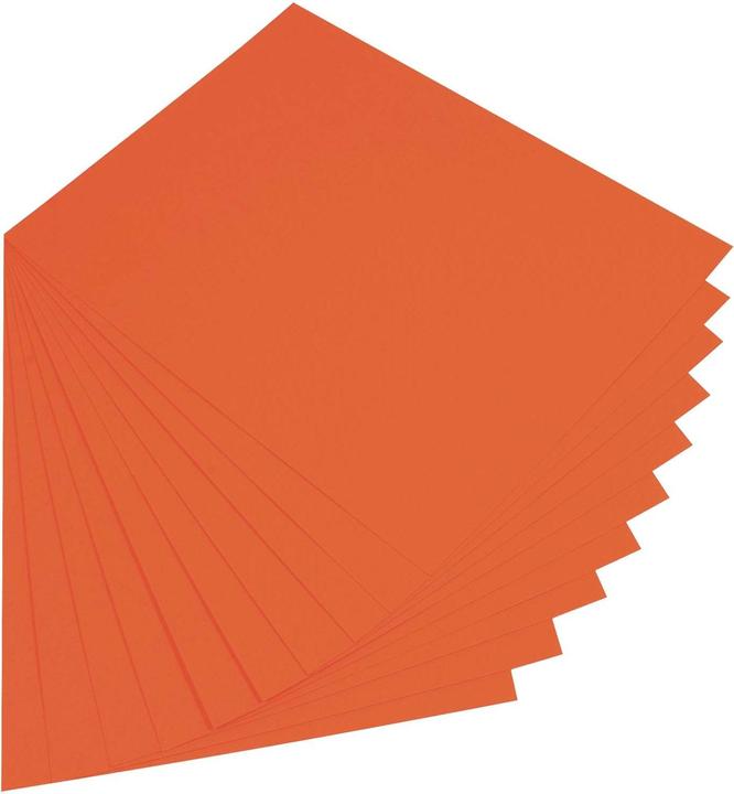 Actual product image Folia Clay paper, DIN A4, 130 g/sqm, orange (130 g/m², 100x)