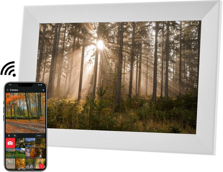 Image du produit Cocon Digitaler Bilderrahmen Momento 10.1", Weiss, EPREL-Nummer: 0 (10.10", 1280 x 800 pixels)
