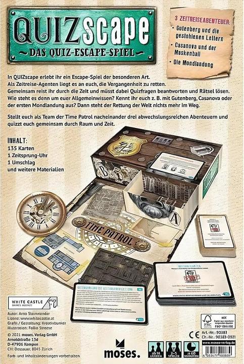 Produktbild QUIZscape Der goldene Buchstabe (Deutsch, 2 - 5 Spieler)