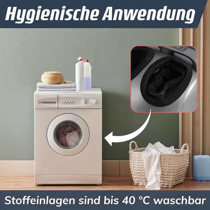 Image du produit Fitleap Fussmassagegerät 9 Intensitäten, 5 Programme, bis Gr. 44, inkl. Fernbedienung, Wärmefunktion