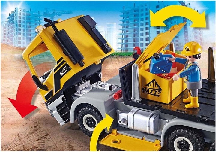 Produktbild Playmobil LKW mit Wechselaufbau (70444, Playmobil City Action)