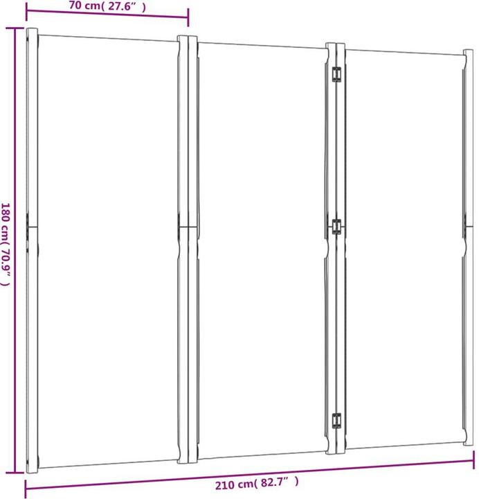 Immagine prodotto vidaXL Raumteiler