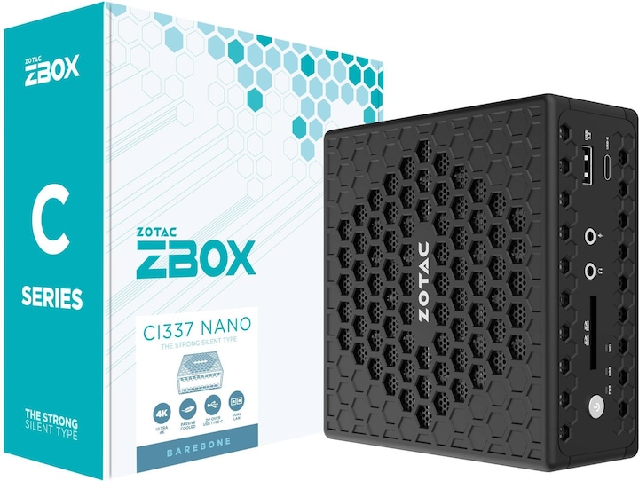 Actual product image Zotac ZBOX-CI337NANO N100 Intel DDR5 HDMI DP (Intel N100)