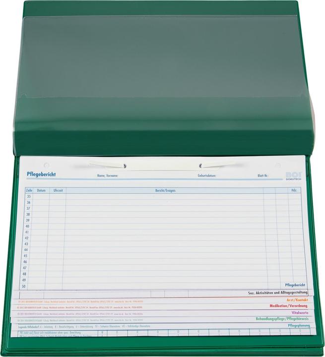 Actual product image Boi Dokutech Patient documentation folder System-Line DIN A4 green (A4, 1 x)