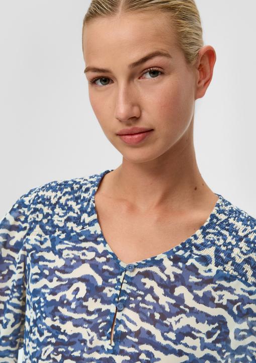 Produktbild S.Oliver Bluse Chiffonbluse mit Allover-Print (40)