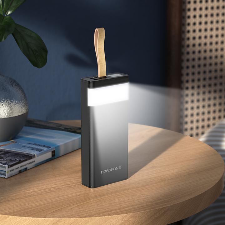 Produktbild Xiaomi Externe Batterie Power Bank Borofone BJ18 2xUSB 20000mAh schwarz (20000 mAh, 10 W, 74 Wh)