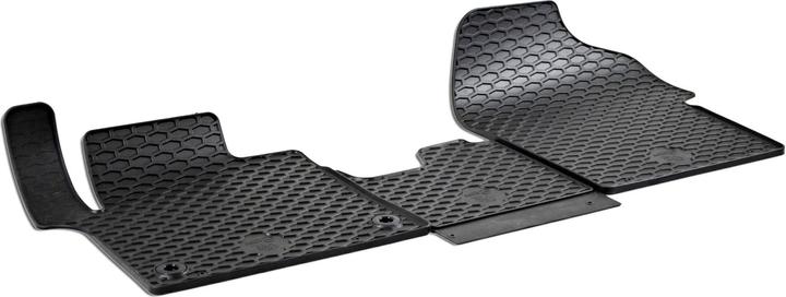 Walser Rubber mats for Citroen Jumpy and Citroen Space Tourer BJ 2016 - today, 3-piece