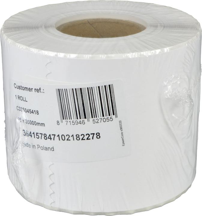 Actual product image Epson Premium Mat Label