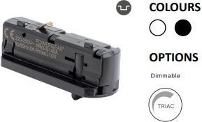 Actual product image Powergear Mini 1PH 1 ADAPTER Schwarz (PRO-S140A-B)