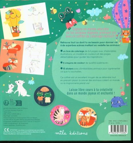Image du produit Mila Mon beau coffret de coloriage animaux