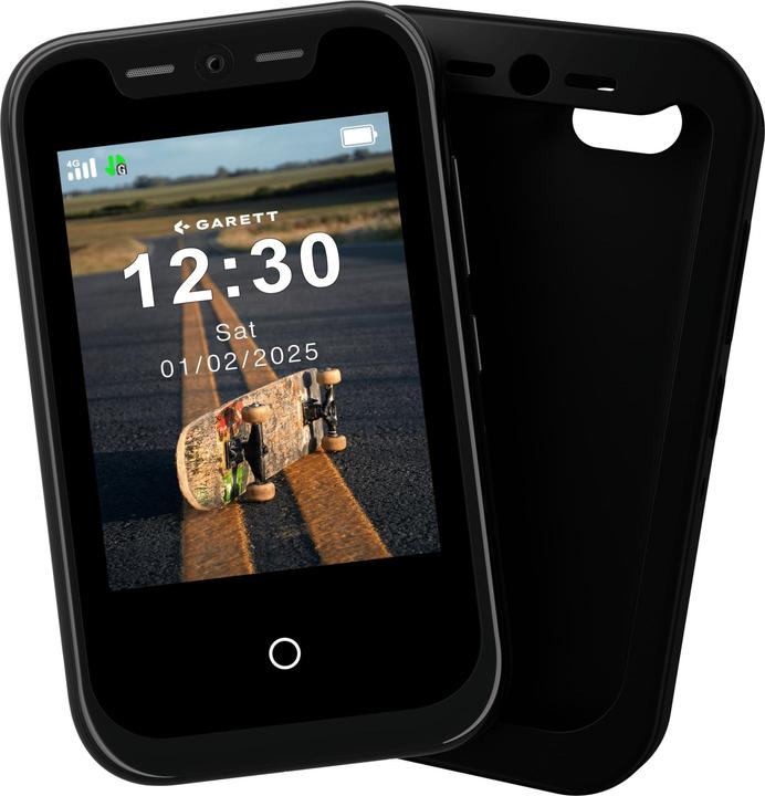 Produktbild Garett Smartphone OneKid Black - telefon pro děti, s rodičovským dohledem, černý
