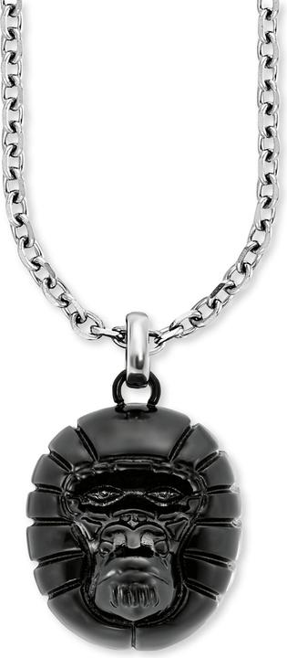 Immagine prodotto Save Brave SBN-TITUS-BK Collana da uomo 50 cm, regolabile (Acciaio inossidabile, 50 - 56 cm)