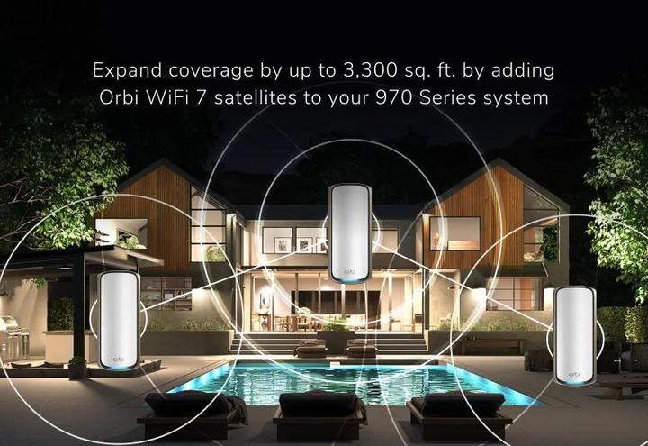 Image du produit Netgear Orbi 970 Satellite (RBE970)