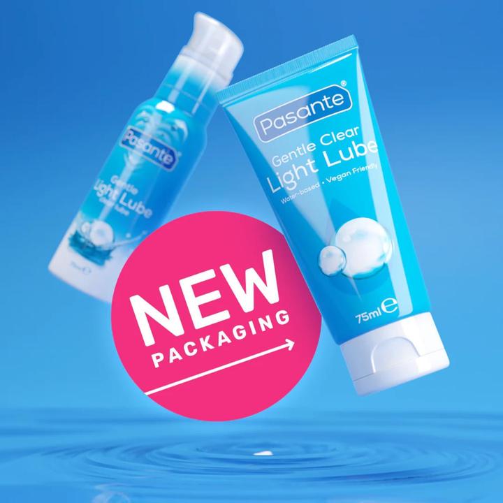 Actual product image Pasante Gentle Light Lube" 75ml light water-based lubricant gel (75 ml)