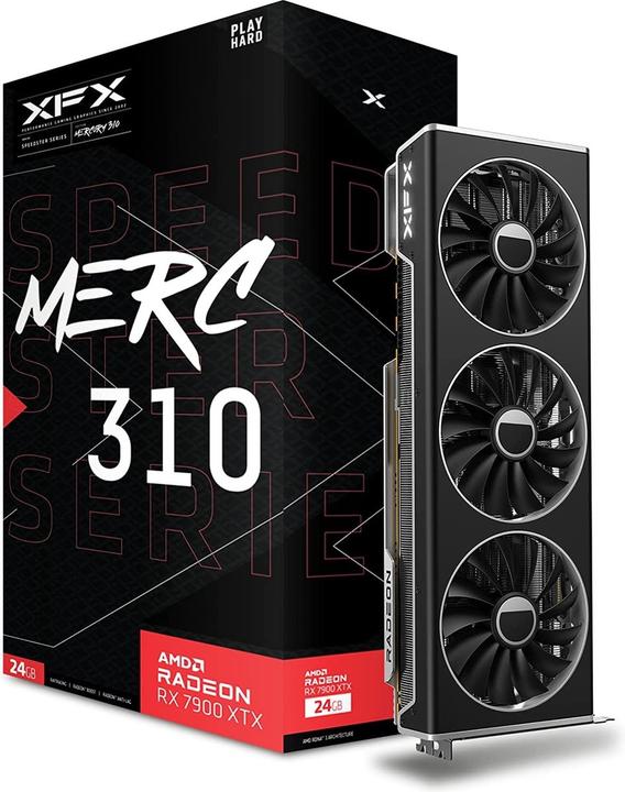 XFX RADEON RX 7900 XTX MERC310 BLACK GAMING (24 GB, GDDR6)