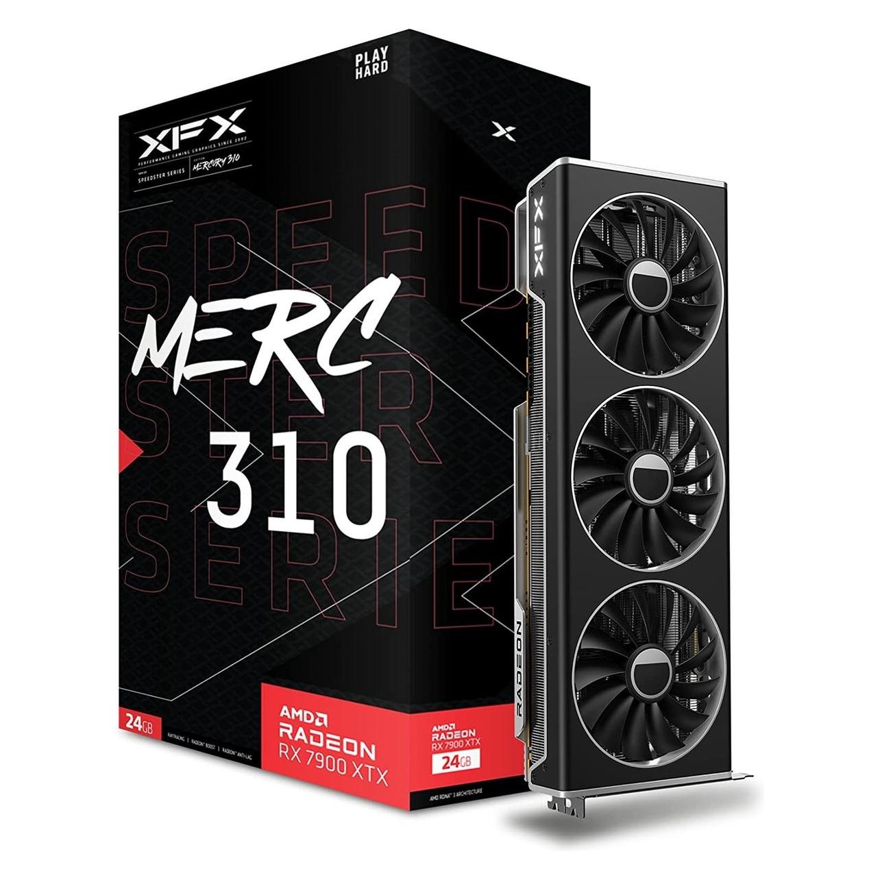 XFX RADEON RX 7900 XTX MERC310 BLACK GAMING (24 GB, GDDR6), Grafikkarte