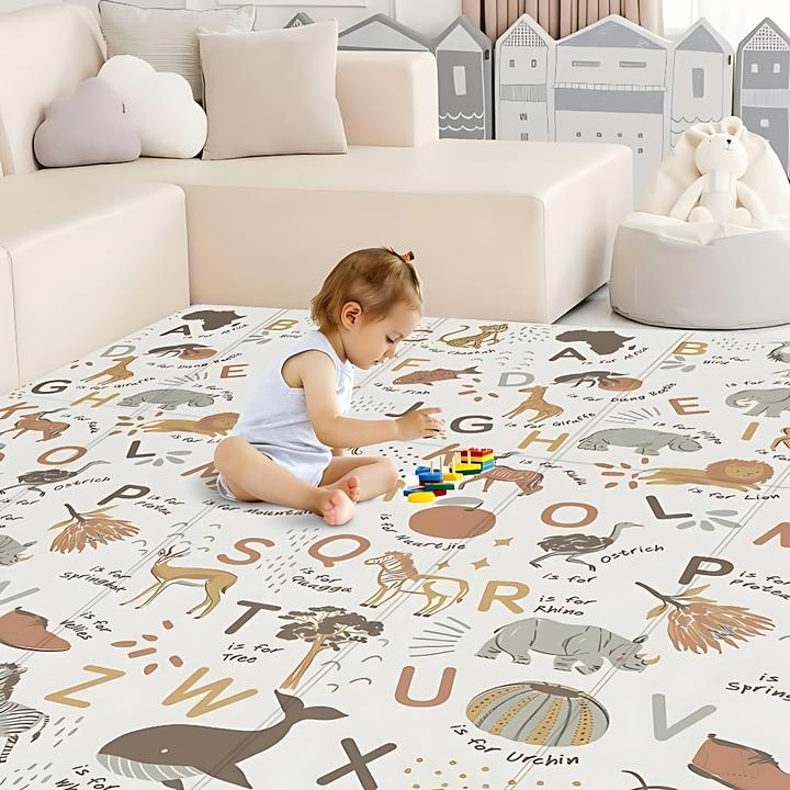 Produktbild Milkii klappbare Spielmatte Alphabet, 180 x 120 cm (180 x 120 cm)
