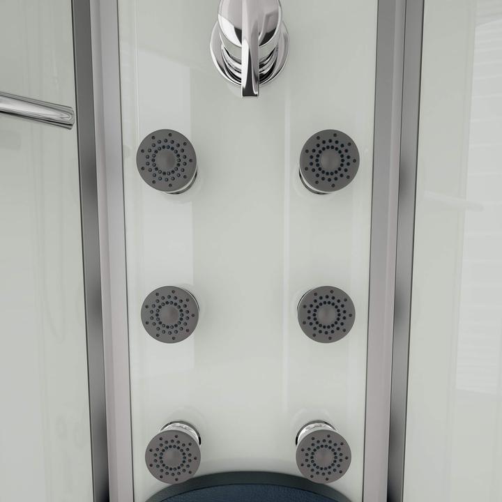 Produktbild Home Deluxe Dampfdusche mit Wasserfall Dampfsauna MANTA, 90x90x220cm