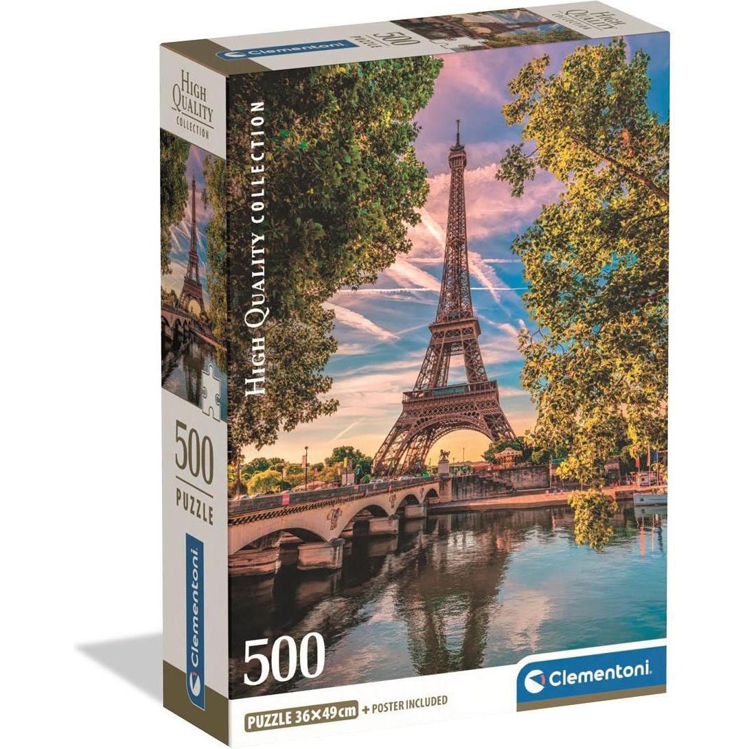 Clementoni Multicolore 500 Pcs Cb Hqc Along The Seine (500 Pezzi)