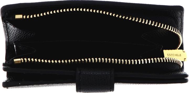 Actual product image Coccinelle Metallic Textured Leather Wallet