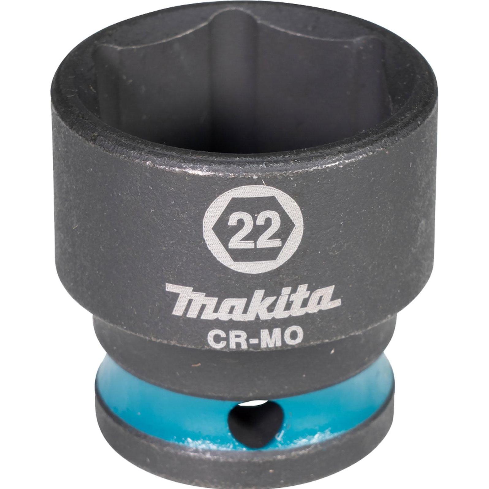 Makita, Chiave a bussola + esagonale, Chiave a bussola SW22 Impact Nero (22 mm)