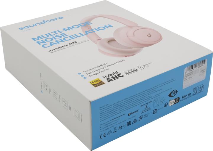 Produktbild soundcore Life Q30 (Aktive Geräuschunterdrückung, 40 h, Kabelgebunden, Kabellos)