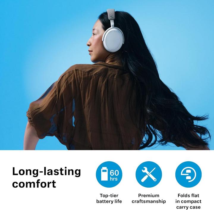 Actual product image Sennheiser Momentum 4 Wireless (ANC, 60 h, Cable, Wireless)