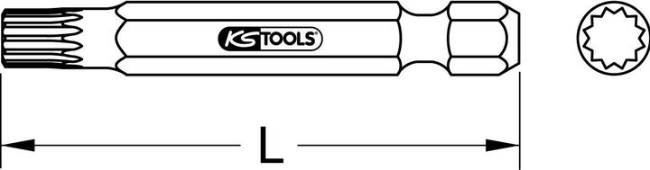 Actual product image KS Tools 911.2701 (M3)