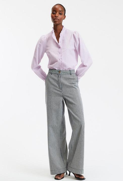 Immagine prodotto La Redoute Collections Langärmelige Bluse mit Rüschenkragen (38)