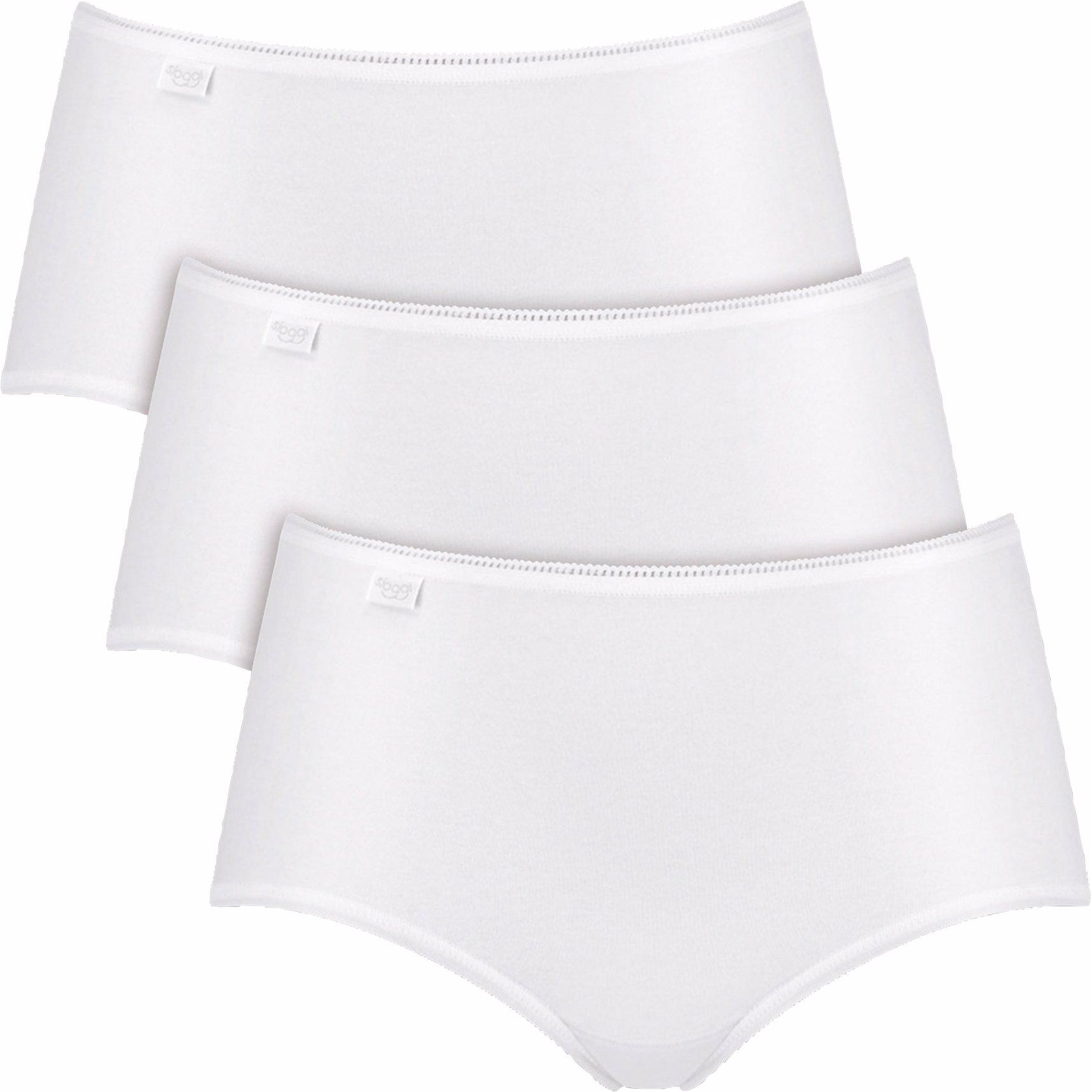 Sloggi, Damen, Unterhosen, Slip Casual, Weiss, (40, 3er Pack)