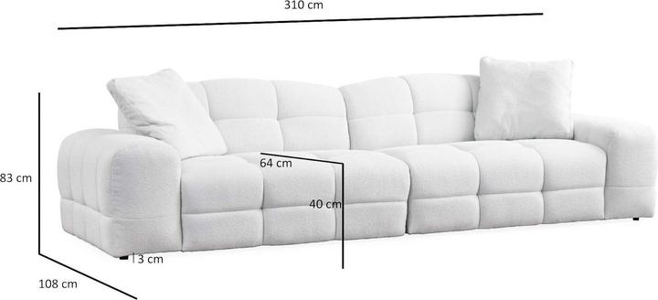 Produktbild Atelier del Sofa Pescara 3-Seat Sofa (3-Sitzer)