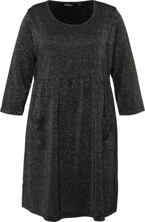 Produktbild Ulla Popken Longshirt, Metallic-Effekt, A-Linie, Rundhals, 3/4-Arm (46, 48)