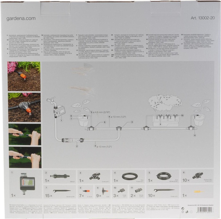 Image du produit Gardena Micro-Drip Start Set (Kit d'irrigation goutte à goutte)