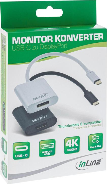 Immagine prodotto InLine Convertitore display USB (DP, 20 cm)