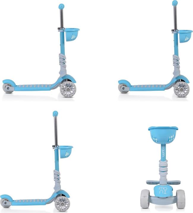 Actual product image Moni Kids scooter, bubblegum 2 in 1