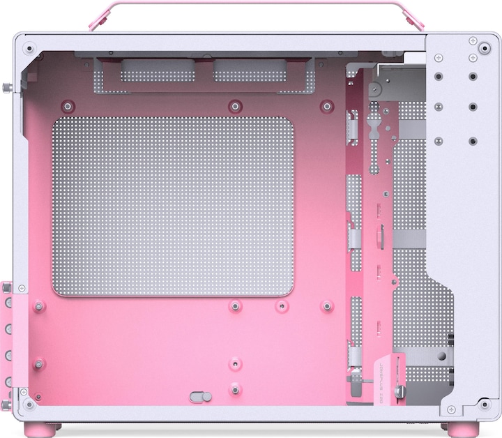 Productafbeelding Jonsplus MATX Handgreepkoffer Z20 - Wit-Roze (Mini-ITX, mATX)