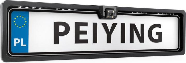 Peiying Automobilio atbulinės eigos caméra su giroskopu valstybinio numerio rėmelyje