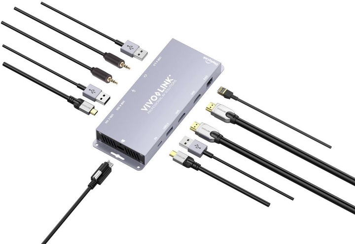 Actual product image Vivolink Vlusbchub3 (USB-C, 7 Ports)